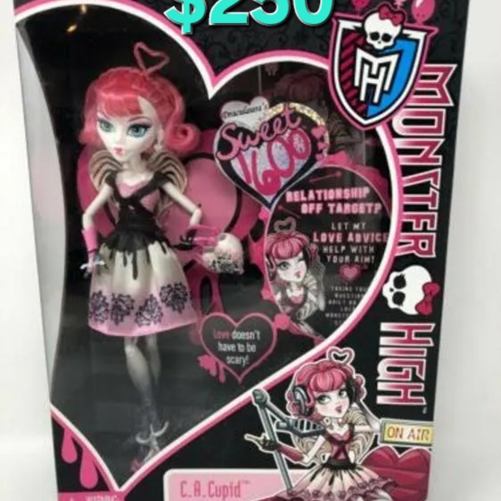 Monster High C.A. Cupid Doll with Pink and Black
